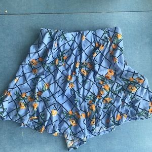 Cute floral shorts